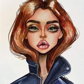 Painting, Strict fashion, Inna Sych