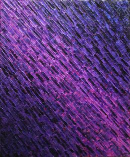 Gemälde, Diagonale violette, Jonathan Pradillon