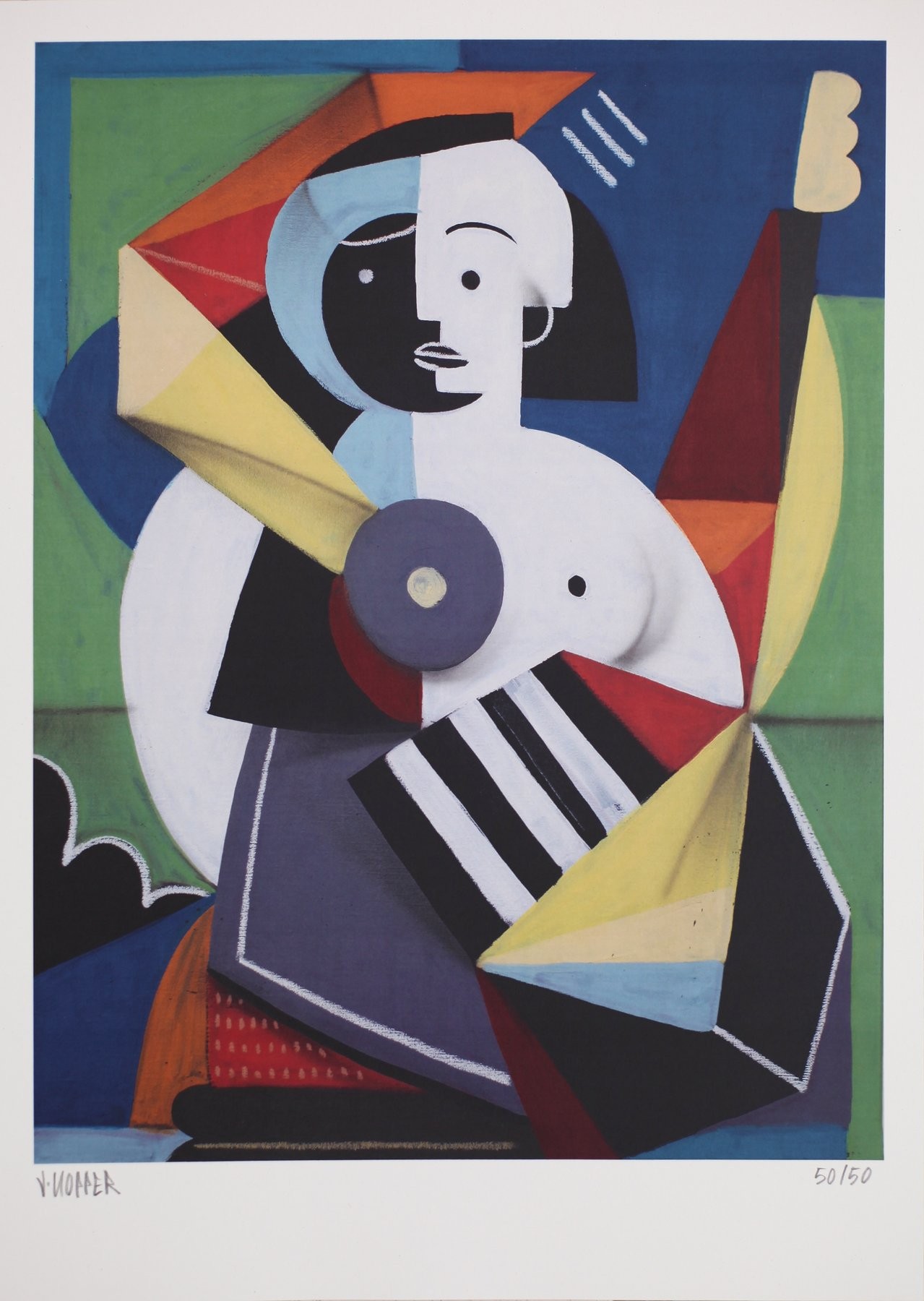 Jone Hopper, Femme au Jardin (print) Jone Hopper, Femme au Jardin (print)