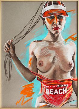 Peinture, The red swimsuit, Verssan