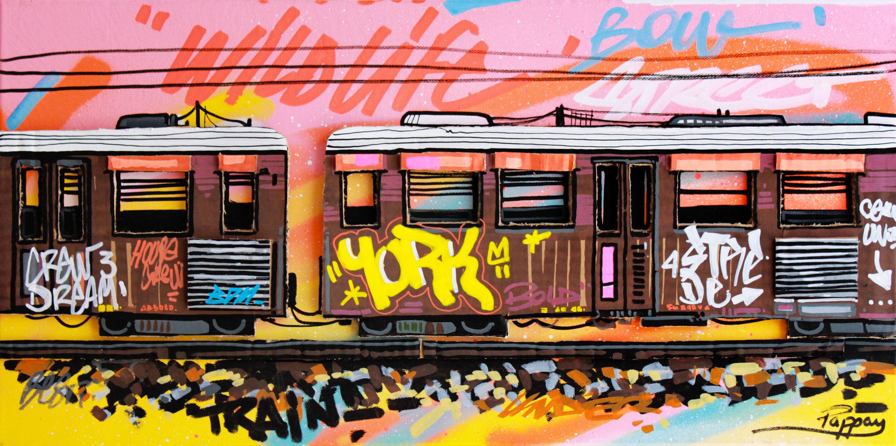 Pappay, Old brown train Pappay, Old brown train