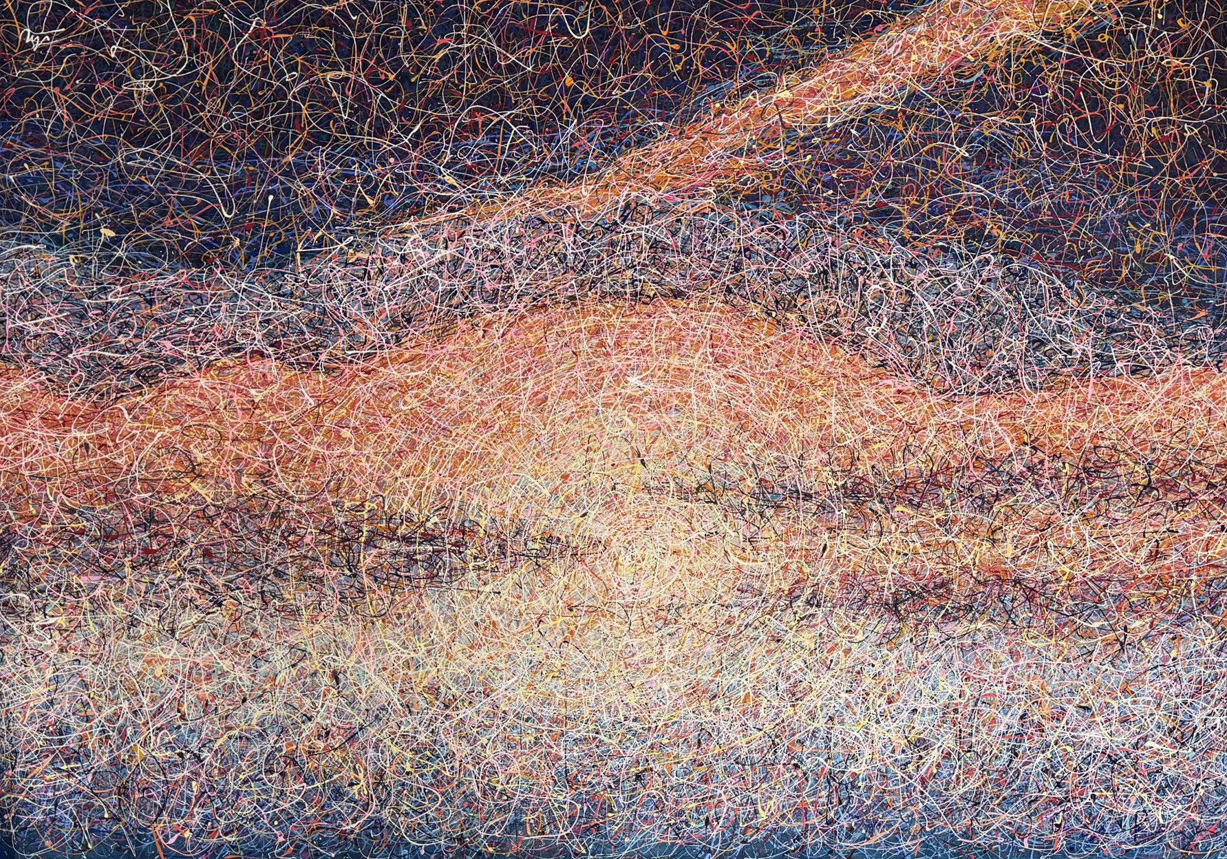Nadin Antoniuk, Way to the sun (big orange) Nadin Antoniuk, Way to the sun (big orange)