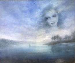 Painting, la jeune fille du lac, Maylis Bourdet
