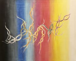 Peinture, Envolée en couleurs, Christine Marie Nobre
