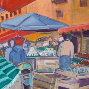 Gemälde, In Piazza del Carmine, Fabrizia Conti