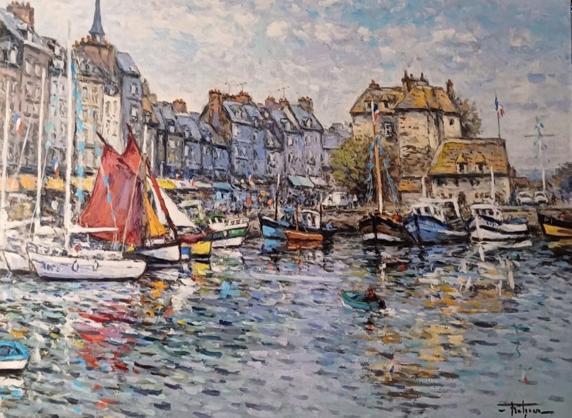 Jean Bernard Trotzier, Honfleur Le Vieux Bassin Jean Bernard Trotzier, Honfleur Le Vieux Bassin
