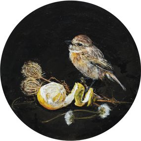 Gemälde, Nature morte au citron - Monde animalier et nature, Clara Nomdedeu