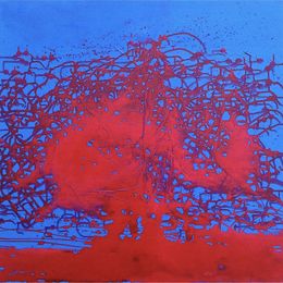 Peinture, Réseaux Cosmo-Telluriques 10, Maryam Shams