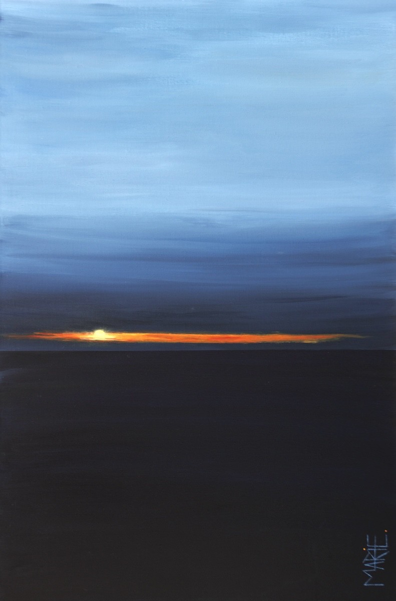 Marie Calvez-Blais, Premières lueurs épurées au pôle Nord - Paysages nordiques Marie Calvez-Blais, Premières lueurs épurées au pôle Nord - Paysages nordiques