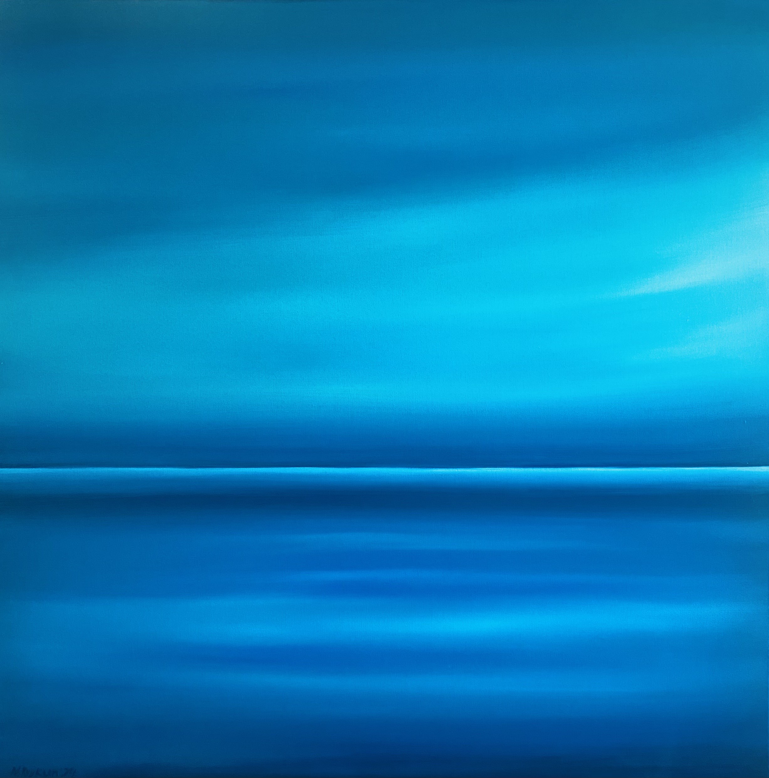 Nataliia Krykun, Blue seascape, sky- skyline, water, sunset, ocean Nataliia Krykun, Blue seascape, sky- skyline, water, sunset, ocean