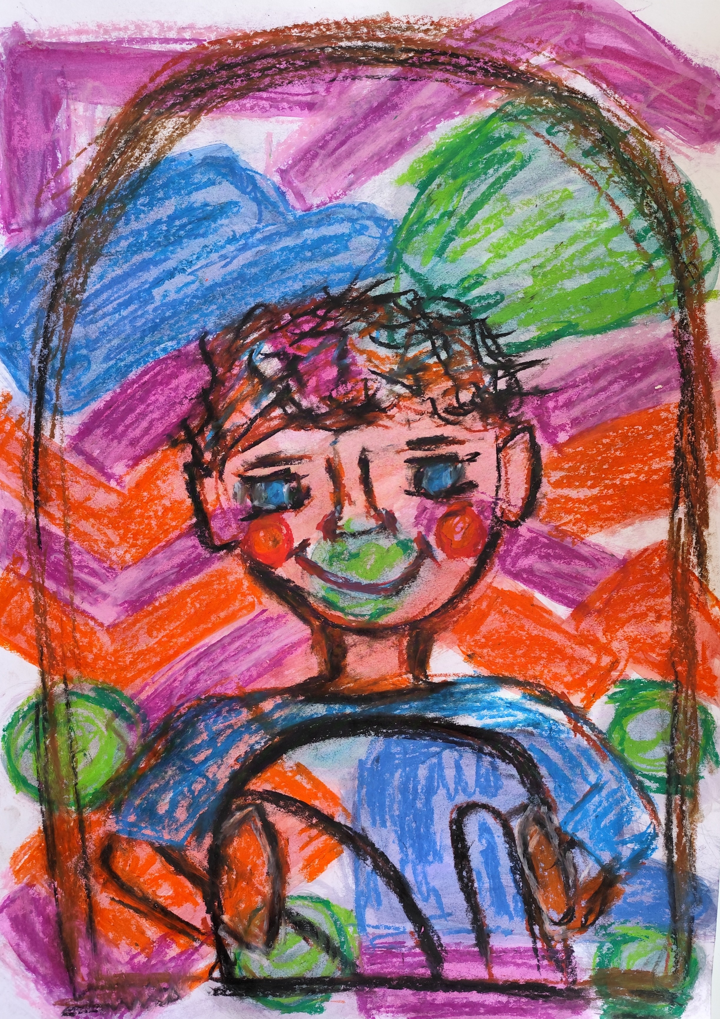 Natalya Mougenot, My little sweet boy on the playground Natalya Mougenot, My little sweet boy on the playground