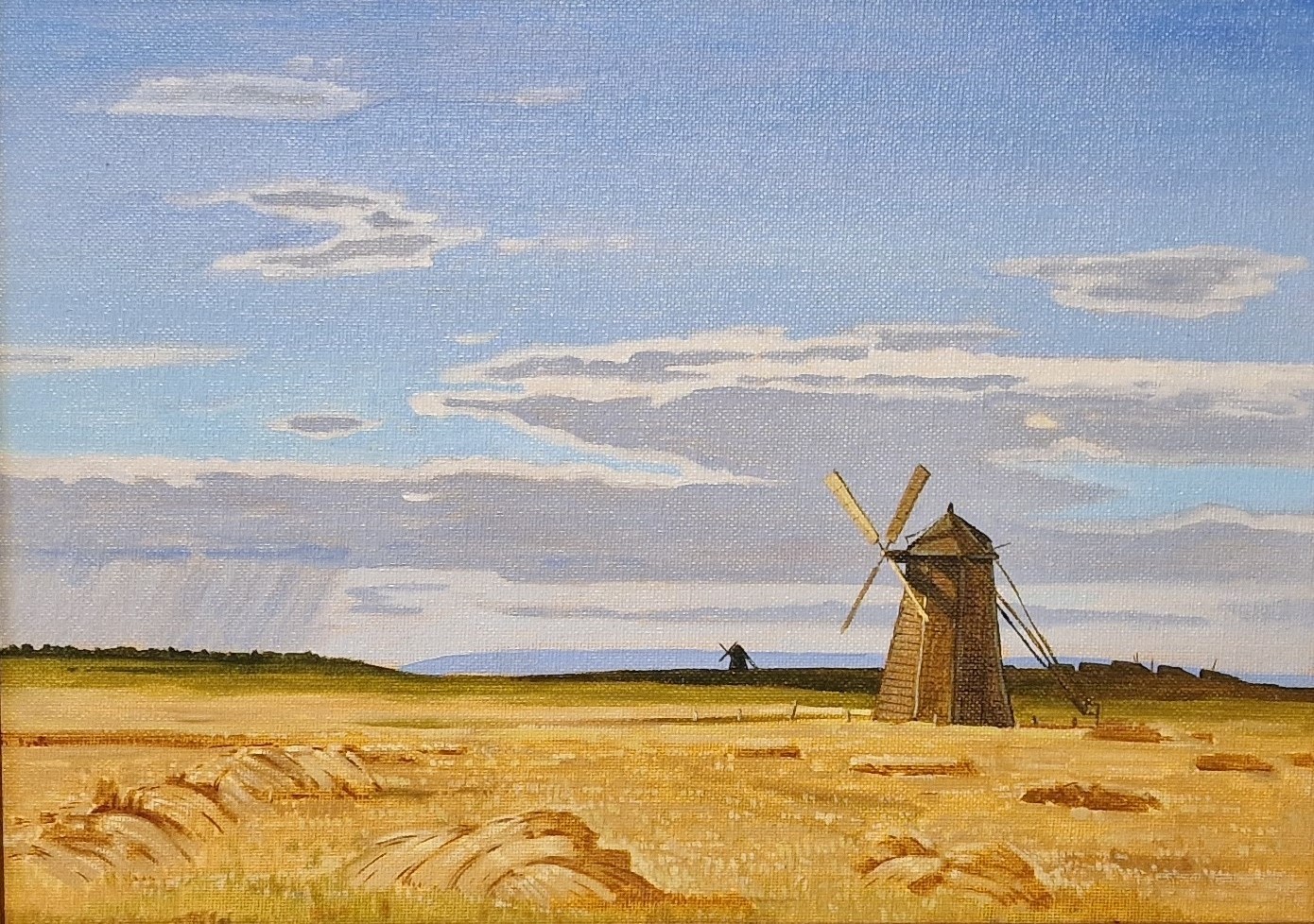 Bojan Stricevic, Landscape with Windmills Bojan Stricevic, Landscape with Windmills