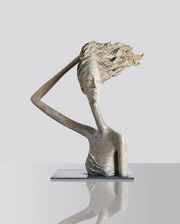 Sculpture, Coup de Vent / Windy, Hedwige Leroux