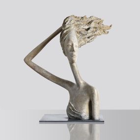 Sculpture, Coup de Vent / Windy, Hedwige Leroux