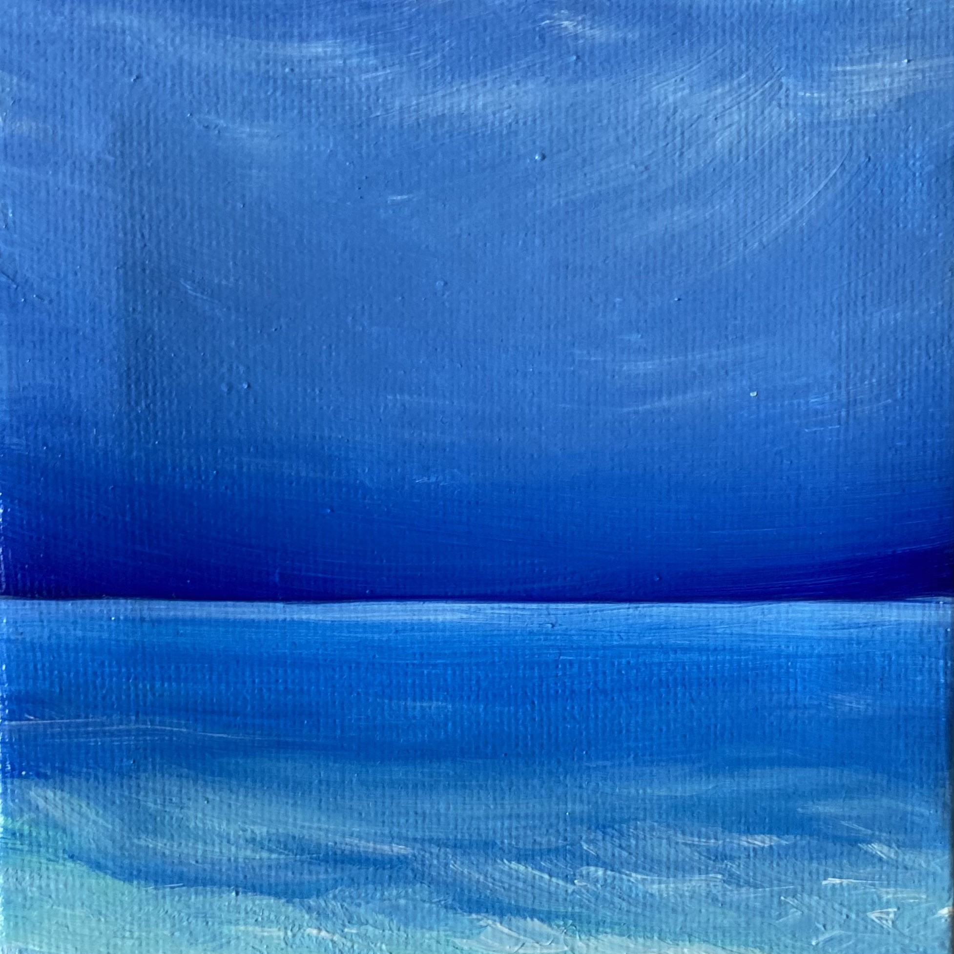 Nataliia Krykun, Summer seascape 1 - blue water, Skyline, ocean Nataliia Krykun, Summer seascape 1 - blue water, Skyline, ocean