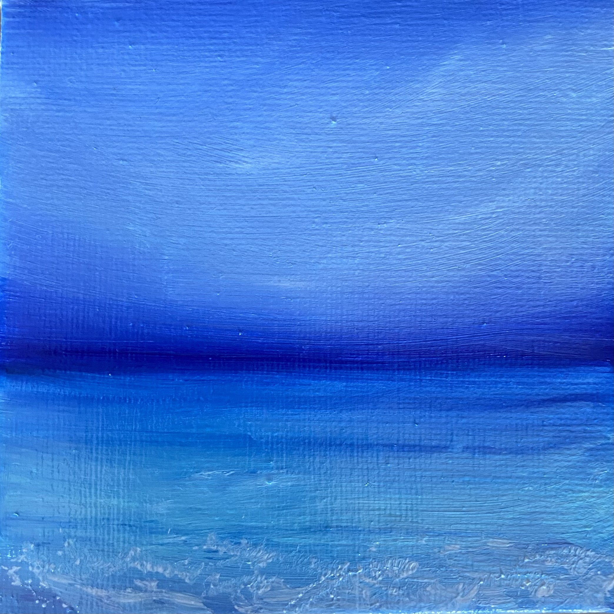Nataliia Krykun, Summer seascape 2 - blue water, Skyline, ocean Nataliia Krykun, Summer seascape 2 - blue water, Skyline, ocean