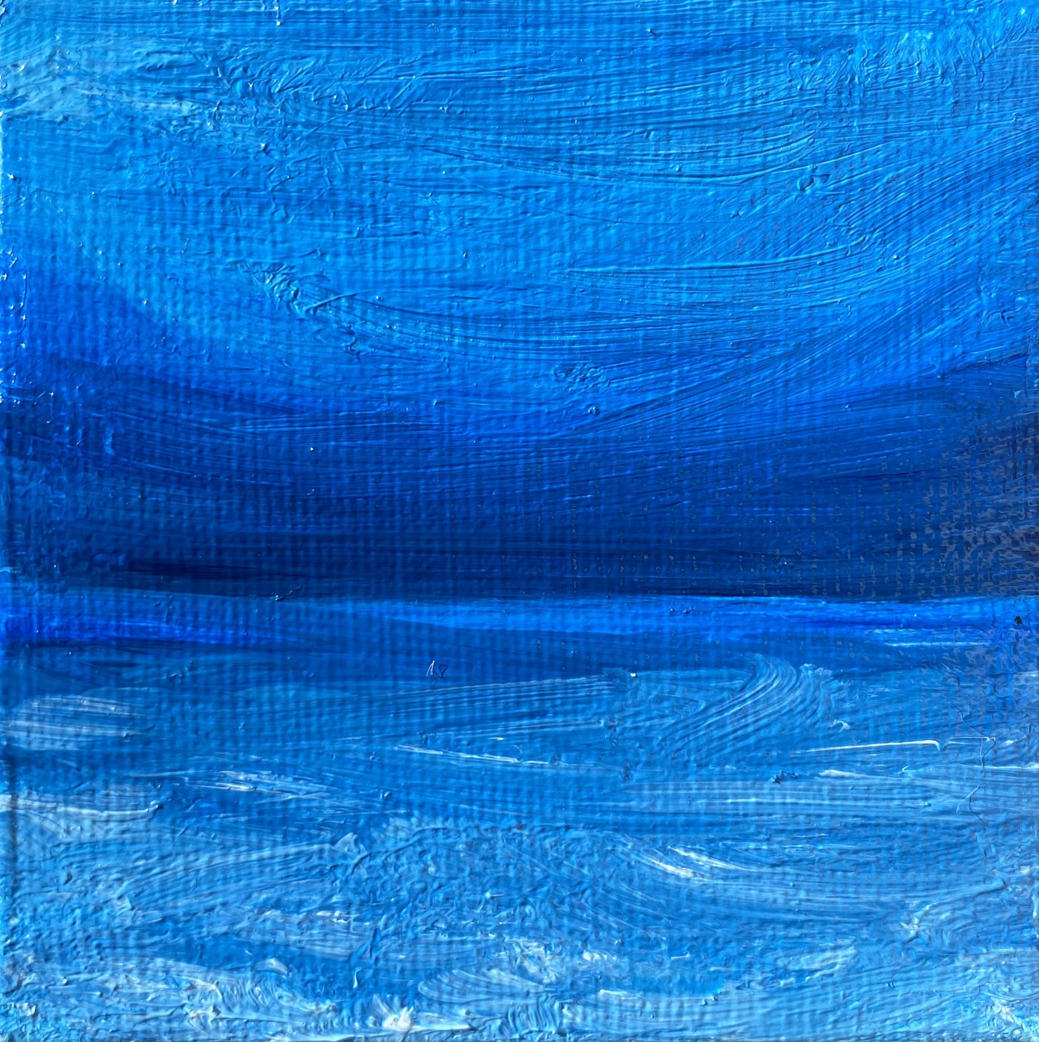 Nataliia Krykun, Seascape blue - Sunset, skyline, Water waves Nataliia Krykun, Seascape blue - Sunset, skyline, Water waves