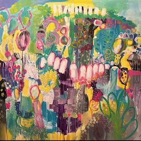 Gemälde, Let's Laugh, Zena Yachoui