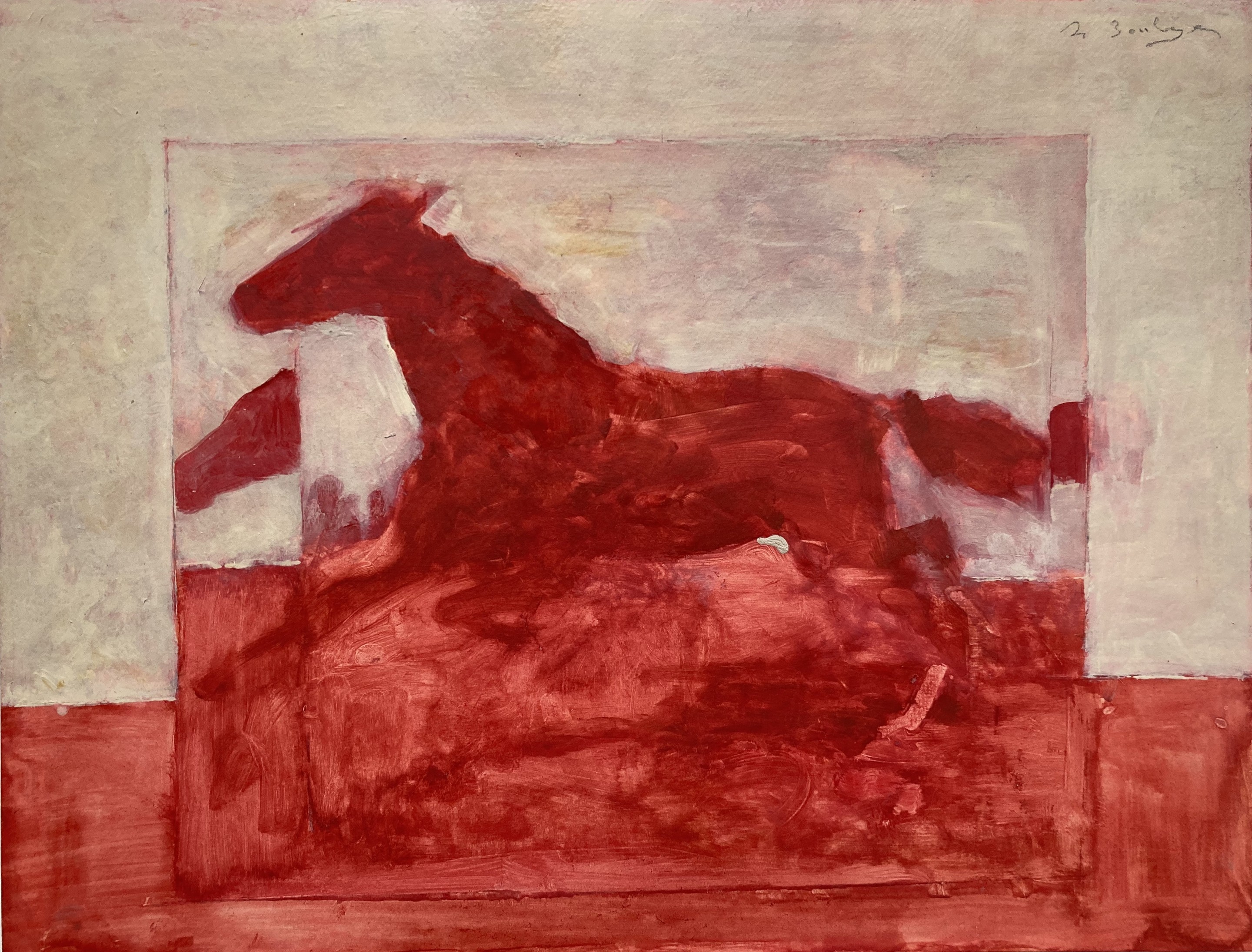 Antoine De La Boulaye, Cheval Rouge Antoine De La Boulaye, Cheval Rouge