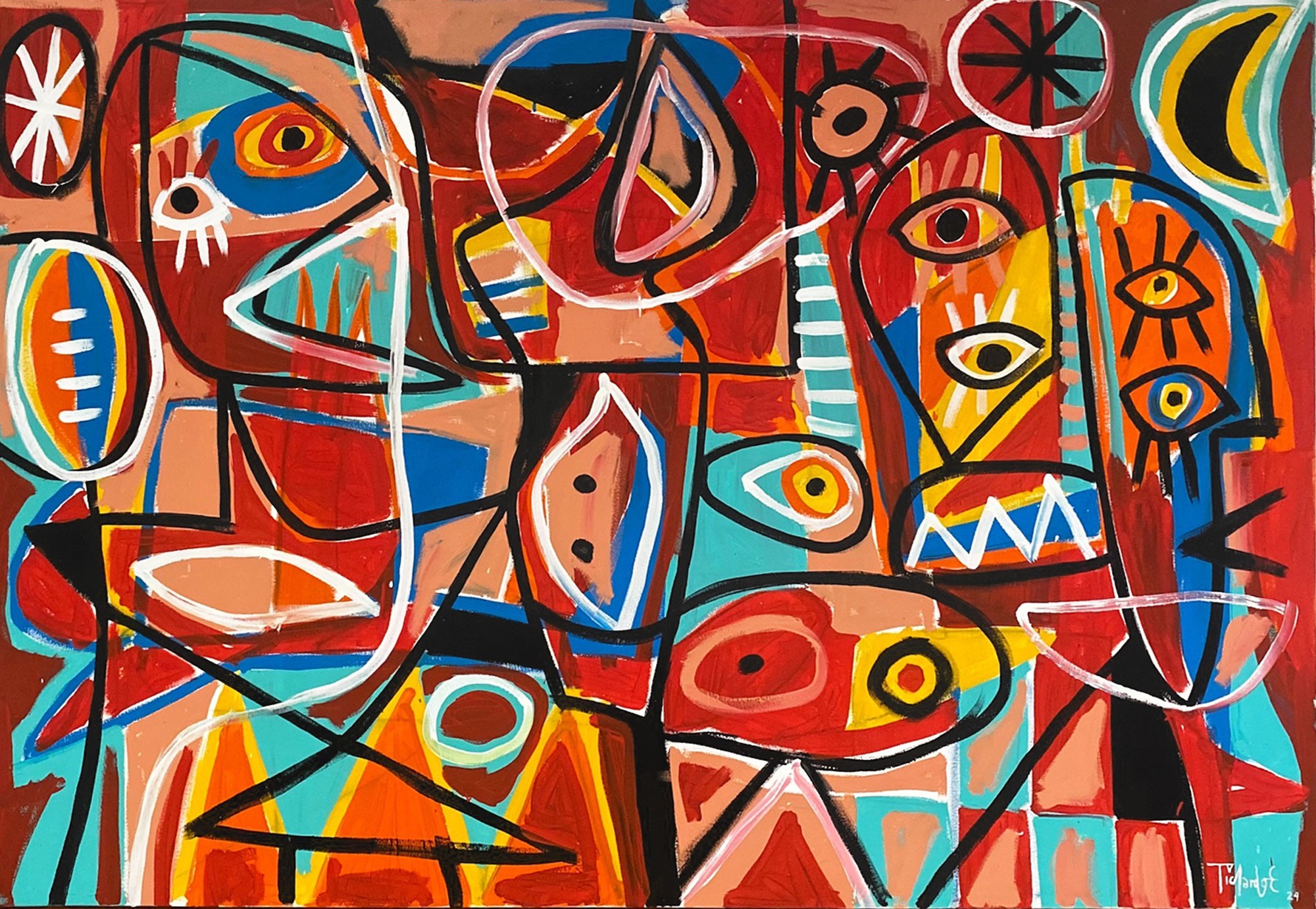 Enrique Pichardo, Improvisación en rojo Enrique Pichardo, Improvisación en rojo