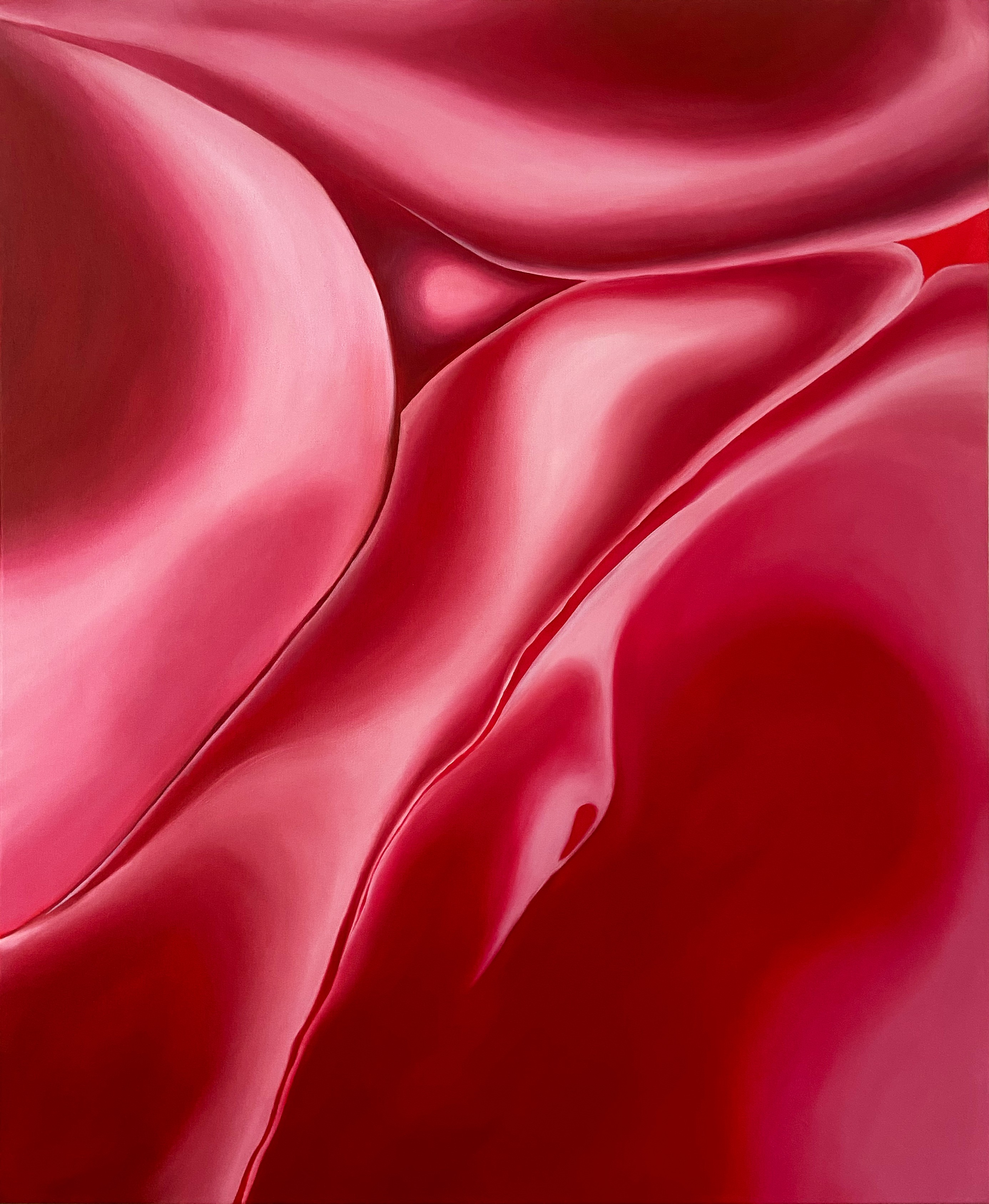 Valentine Dardel, Selfportrait red Valentine Dardel, Selfportrait red