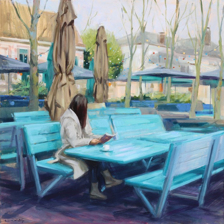 Mónica Castanys, On vàrem quedar, Peinture sur bois