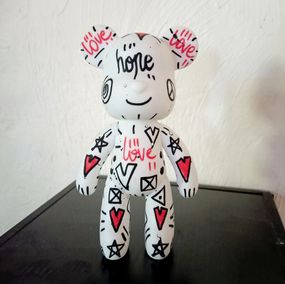 Sculpture, Ourson love red, MrHope
