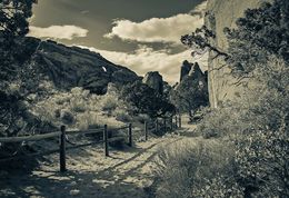Photography, Evening Trail in Sepia, Jarmila Kostliva