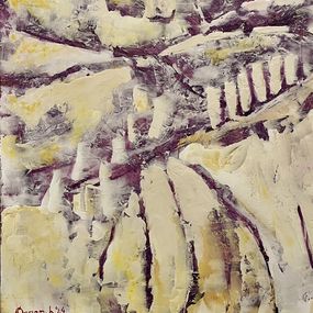 Painting, Abstraction Impressioniste 10 Violet, Dagan B