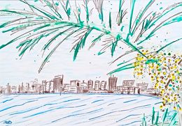 Fine Art Drawings, Vue d'El Campello, Damien Berrard