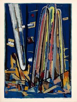 Édition, Cri Des Sirenes (from Ten Painters on War and Peace), Marcel Janco
