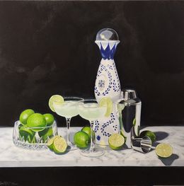 Painting, Perfecto with Limes and Crystal, Amy Nelder