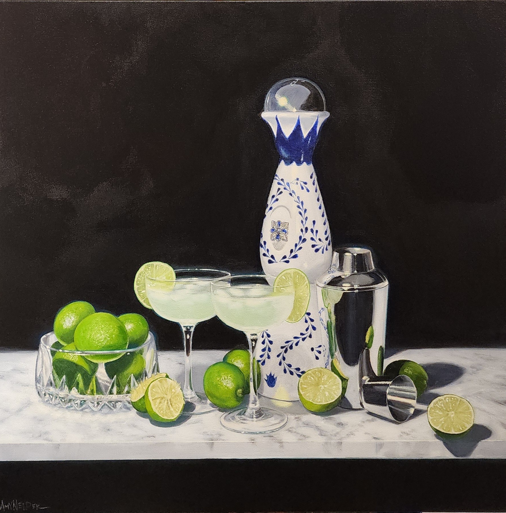 Amy Nelder, Perfecto with Limes and Crystal Amy Nelder, Perfecto with Limes and Crystal