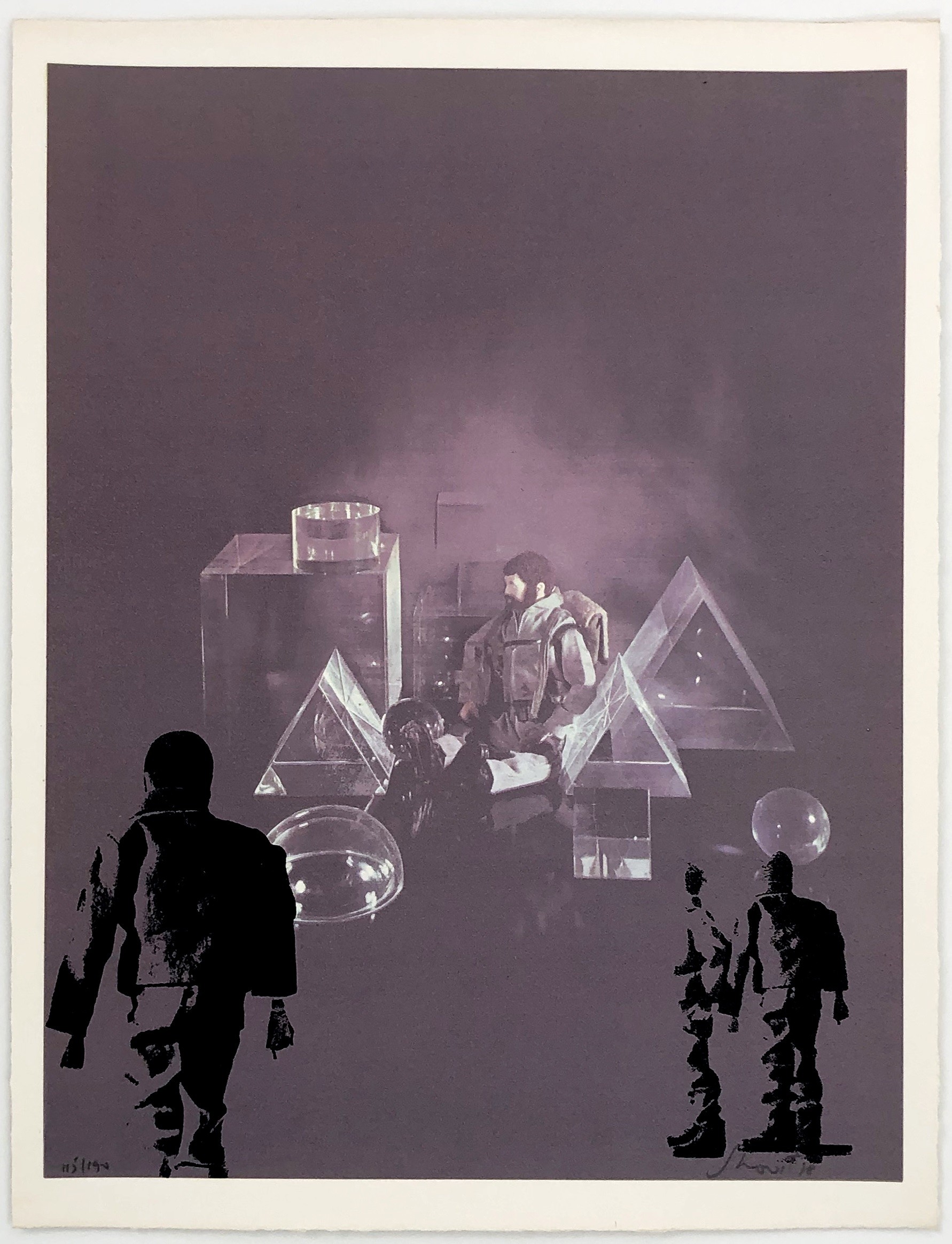 Ami Shavit, Untitled (from Ten Painters on War and Peace), hand signed lithograph Ami Shavit, Untitled (from Ten Painters on War and Peace), hand signed lithograph