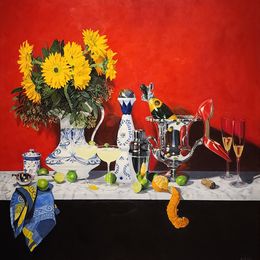 Painting, A Good Night in Red, Amy Nelder