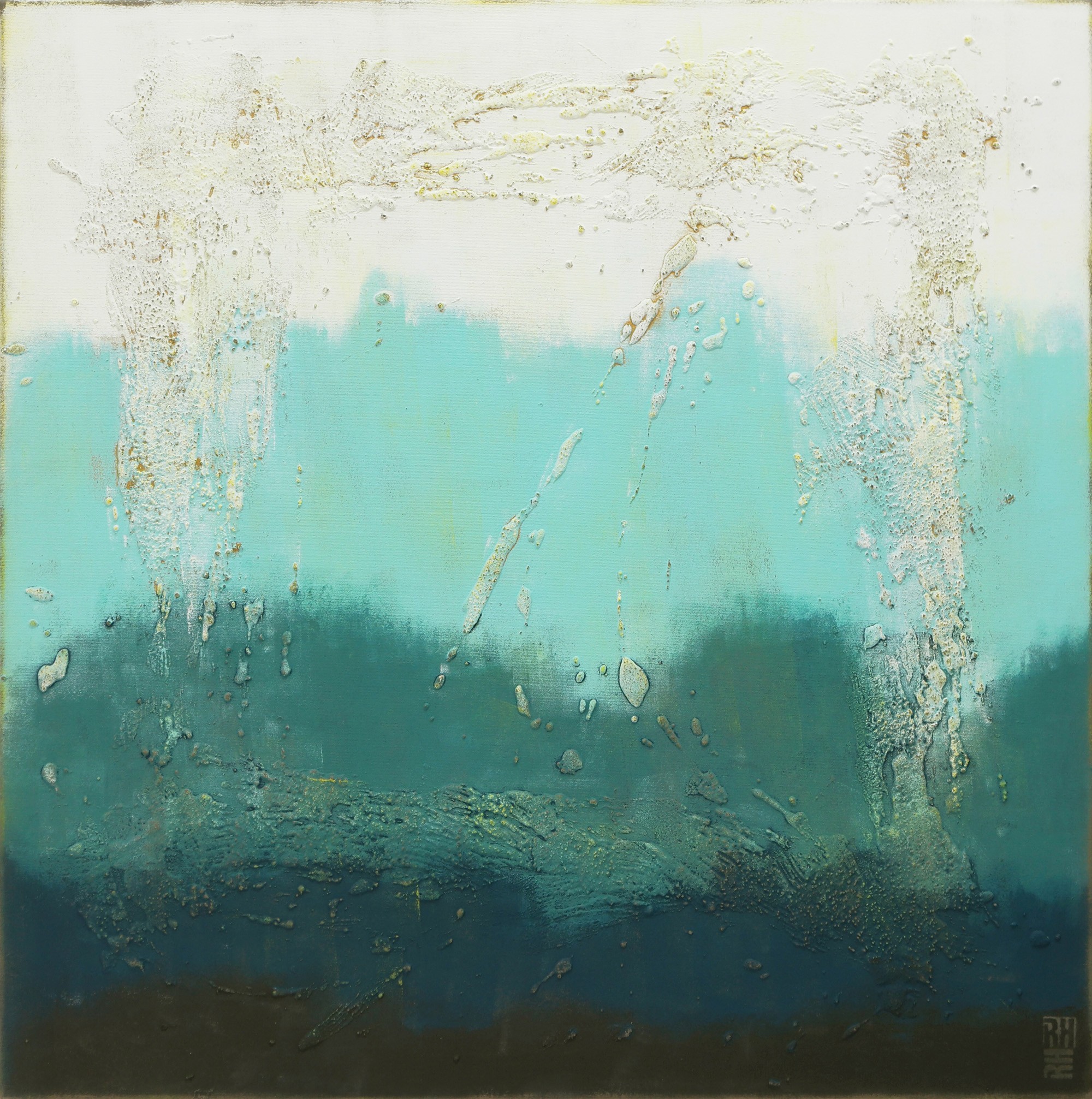 Ronald Hunter, Oceanic blue square Ronald Hunter, Oceanic blue square