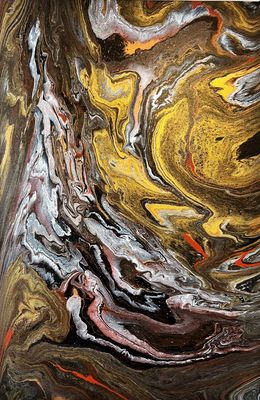 Gemälde, Marble Swirl, Monica Tangen