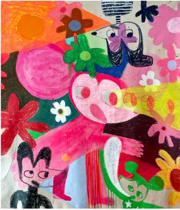 Peinture, Heres Flowers for You, Fanny Brodar