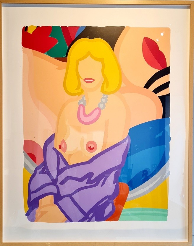 Tom Wesselmann, Claire Sitting with Robe Half Off Tom Wesselmann, Claire Sitting with Robe Half Off
