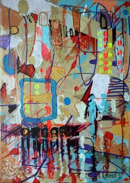 Painting, City 3, Rakhmet Redzhepov (Ramzi)