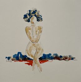Gemälde, Blue Dream, Isabelle Hirtzig