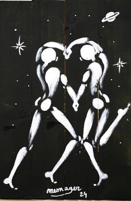 Painting, Amour Cosmique (Réf. 180), Jérôme Mesnager