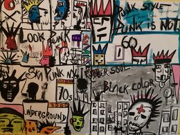 Gemälde, Look Punk, Serge Pierre Callens