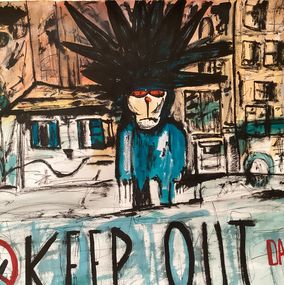 Gemälde, Keep Out, Serge Pierre Callens