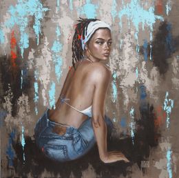 Painting, Verseau, Sylvie Julkowski-Egard