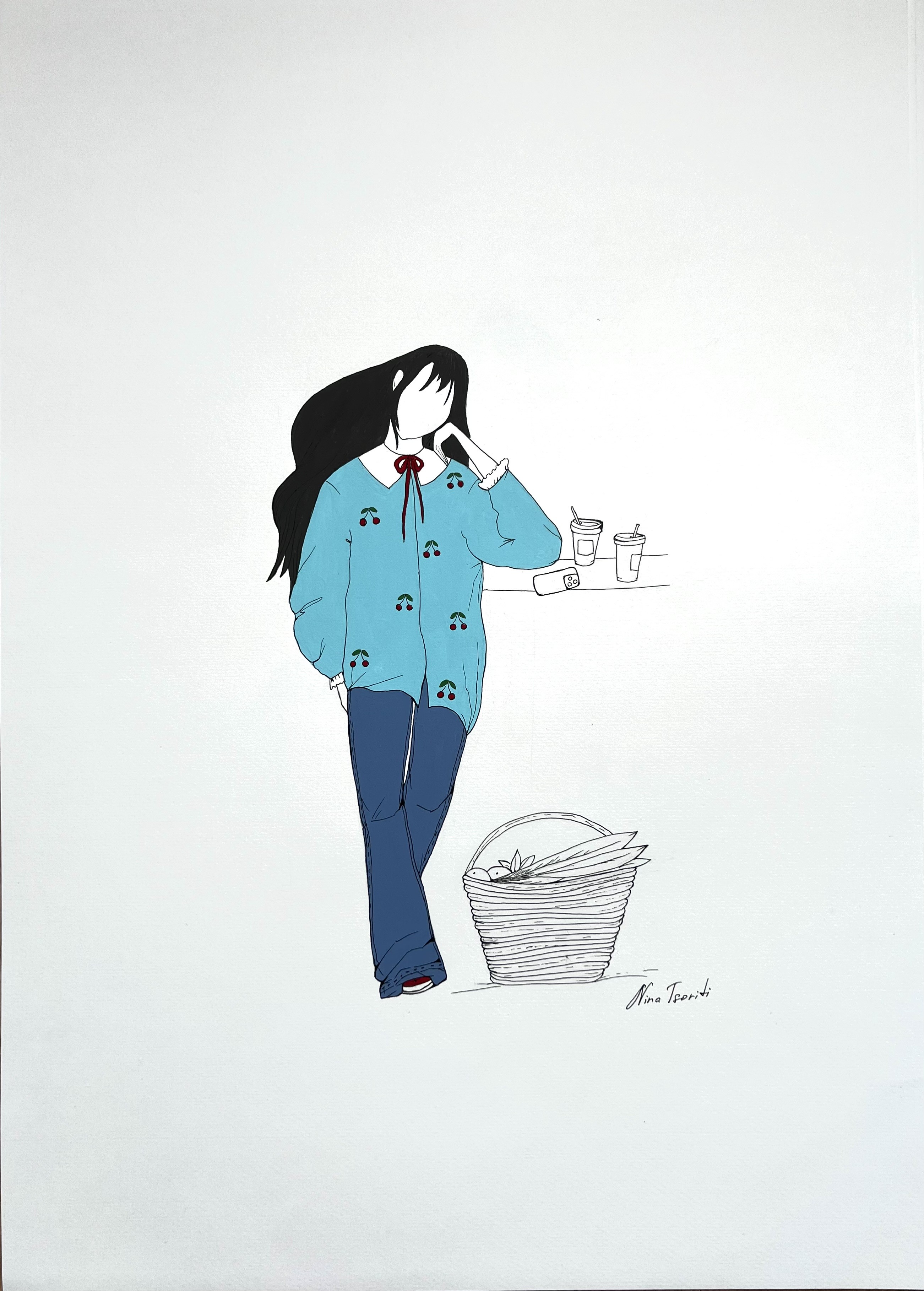 Nina Tsorieva, Going shopping Nina Tsorieva, Going shopping