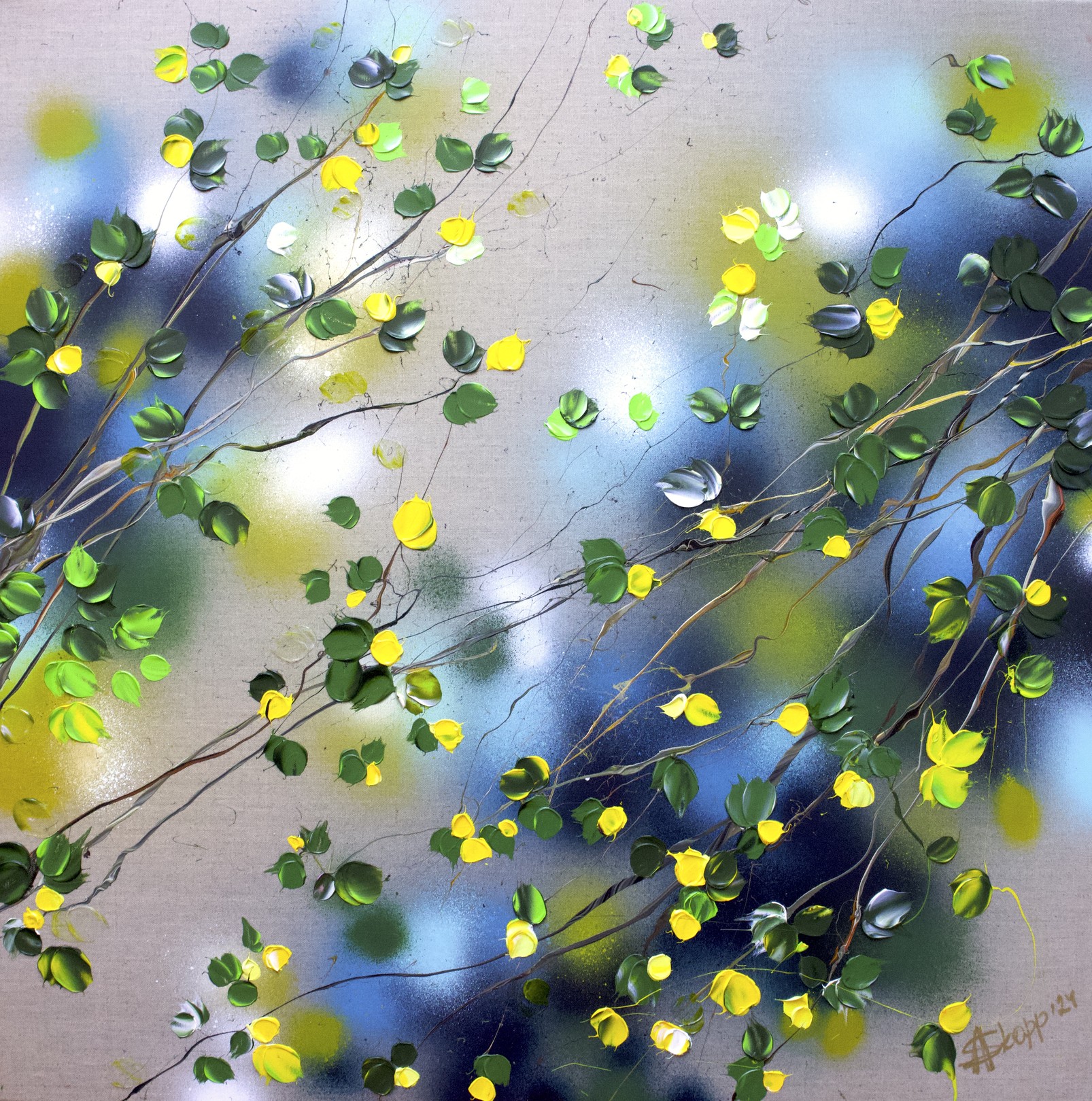 Anastassia Skopp, Some Yellow Flowers Anastassia Skopp, Some Yellow Flowers