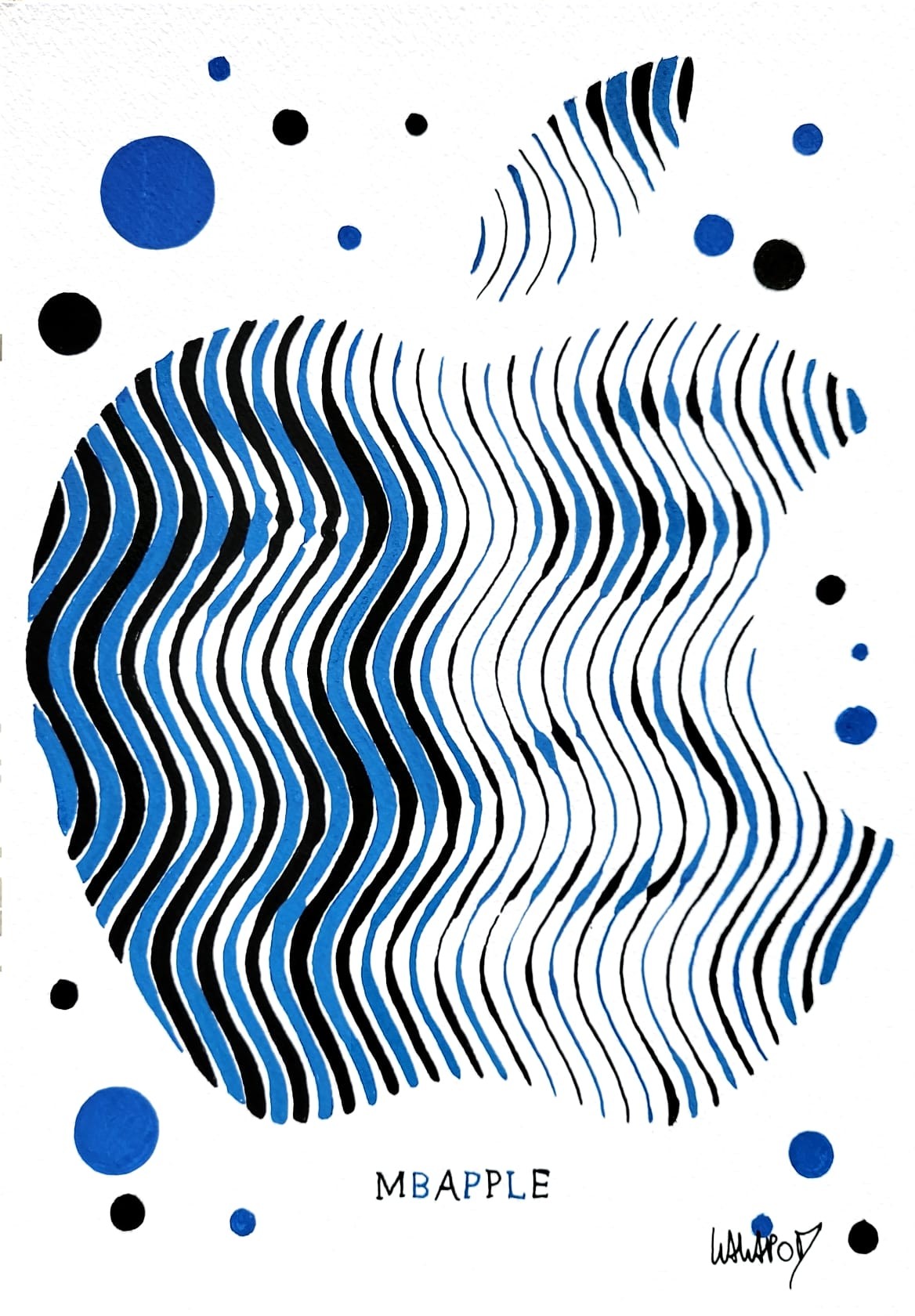 Wawapod, Mbapple Bleu Noir Wawapod, Mbapple Bleu Noir