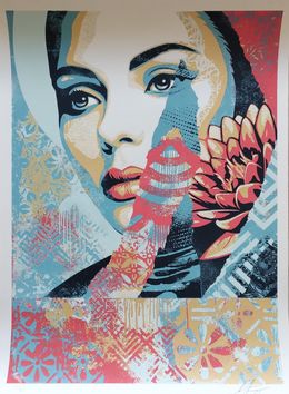 Print, One Earth color, Shepard Fairey (Obey)