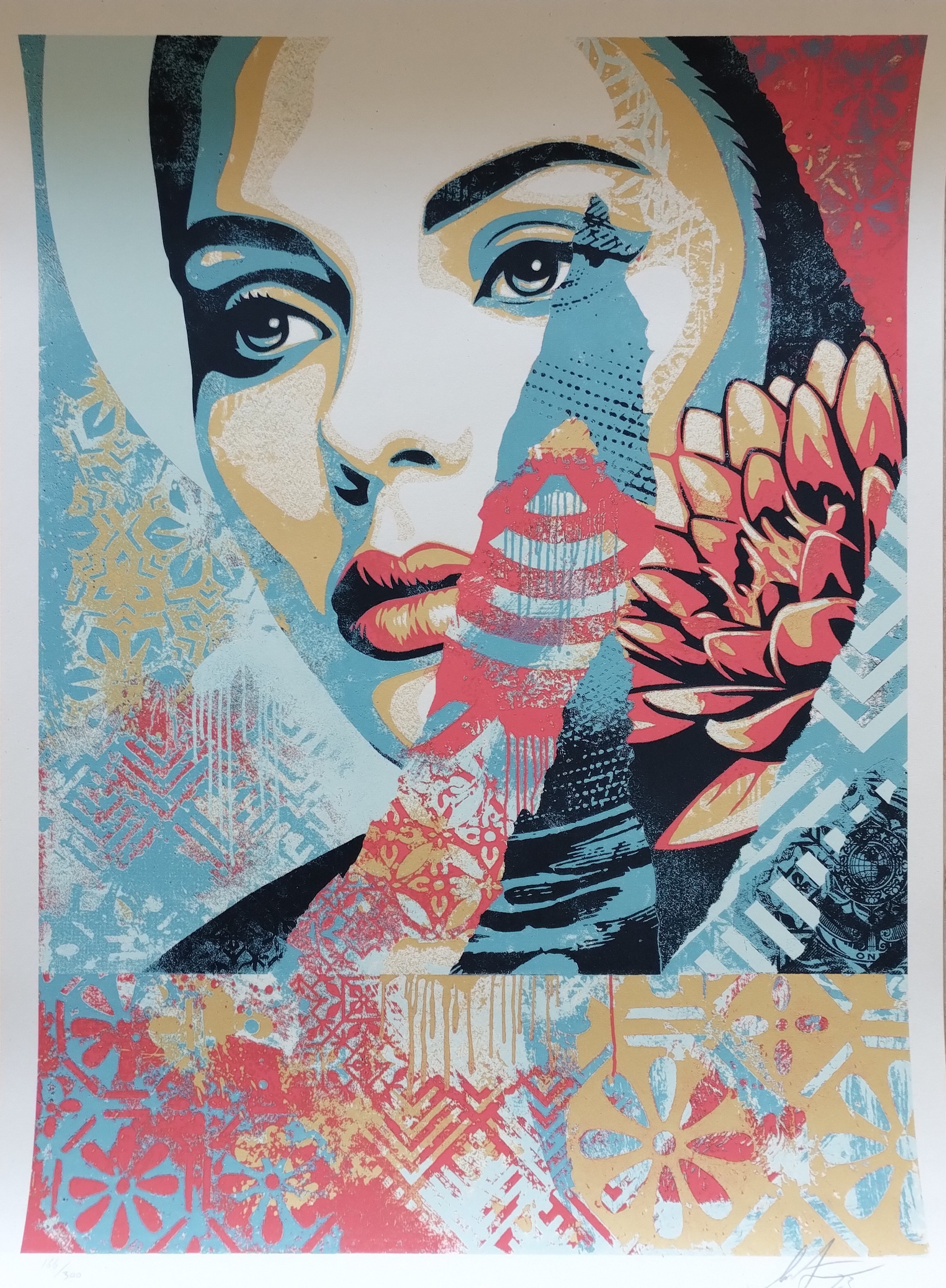 Shepard Fairey (Obey), One Earth color Shepard Fairey (Obey), One Earth color